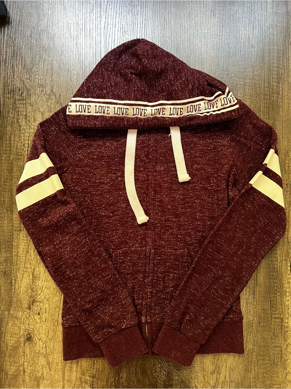 Reflex Maroon Zip-Up
